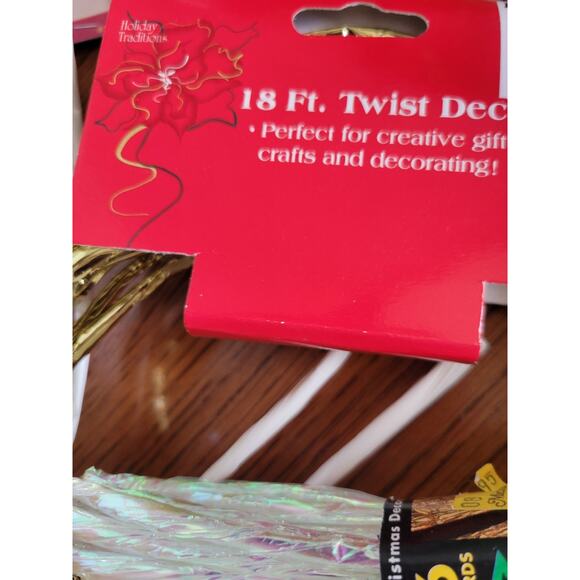 Twisted Paper Ribbon Lot of Assorted Home Decor Arts & Crafts Supplies - Picture 6 of 14